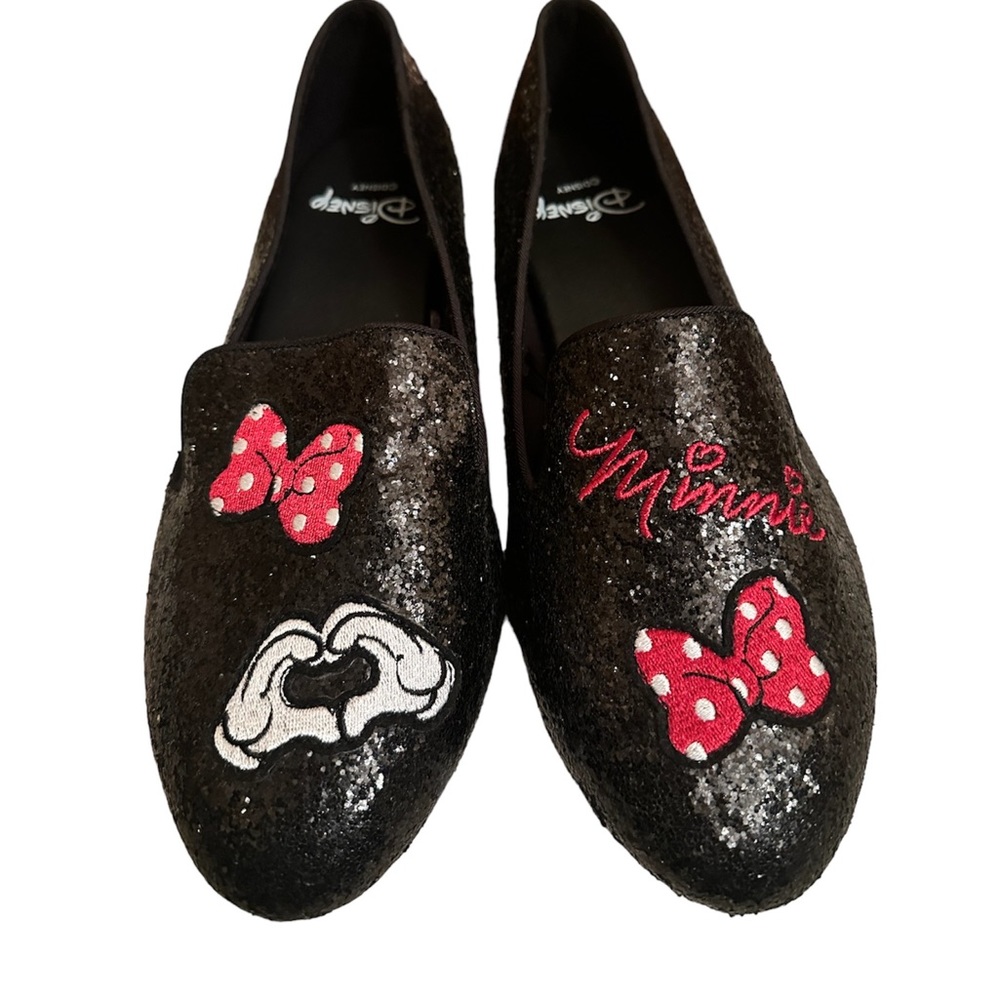 Disney Glitter Minnie Mouse Loafers Torrid size 9WW